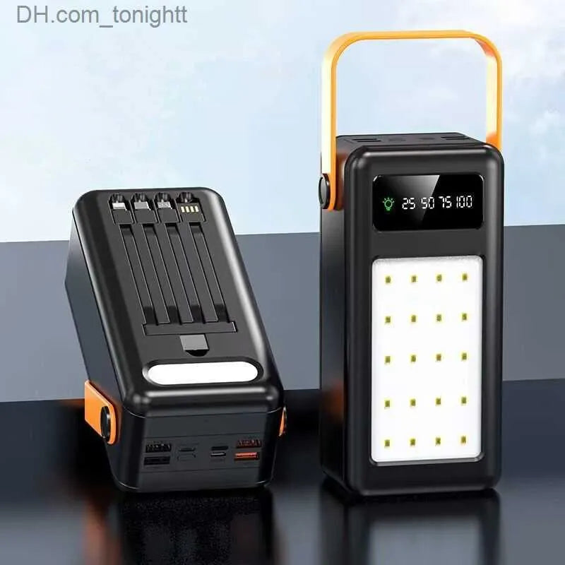 Power Bank 120000mAh – Ultra Puissant avec Éclairage LED