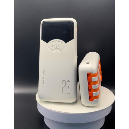 Power Bank DAKEWEI 20000mAh – Puissance Forte et Durable